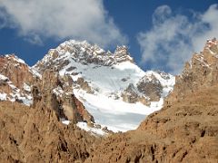 10 Snow Covered Mountain Close Up On Side Of Shaksgam Valley On Trek To Gasherbrum North Base Camp In China
